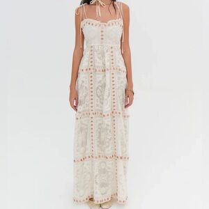 For Love & Lemons Charlotte Maxi Dress